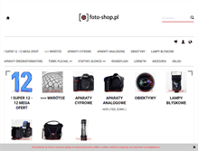Tablet Screenshot of foto-shop.pl